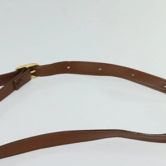 Burberrys Shoulder Bag Leather Brown Gold Auth - Picture 11 of 16